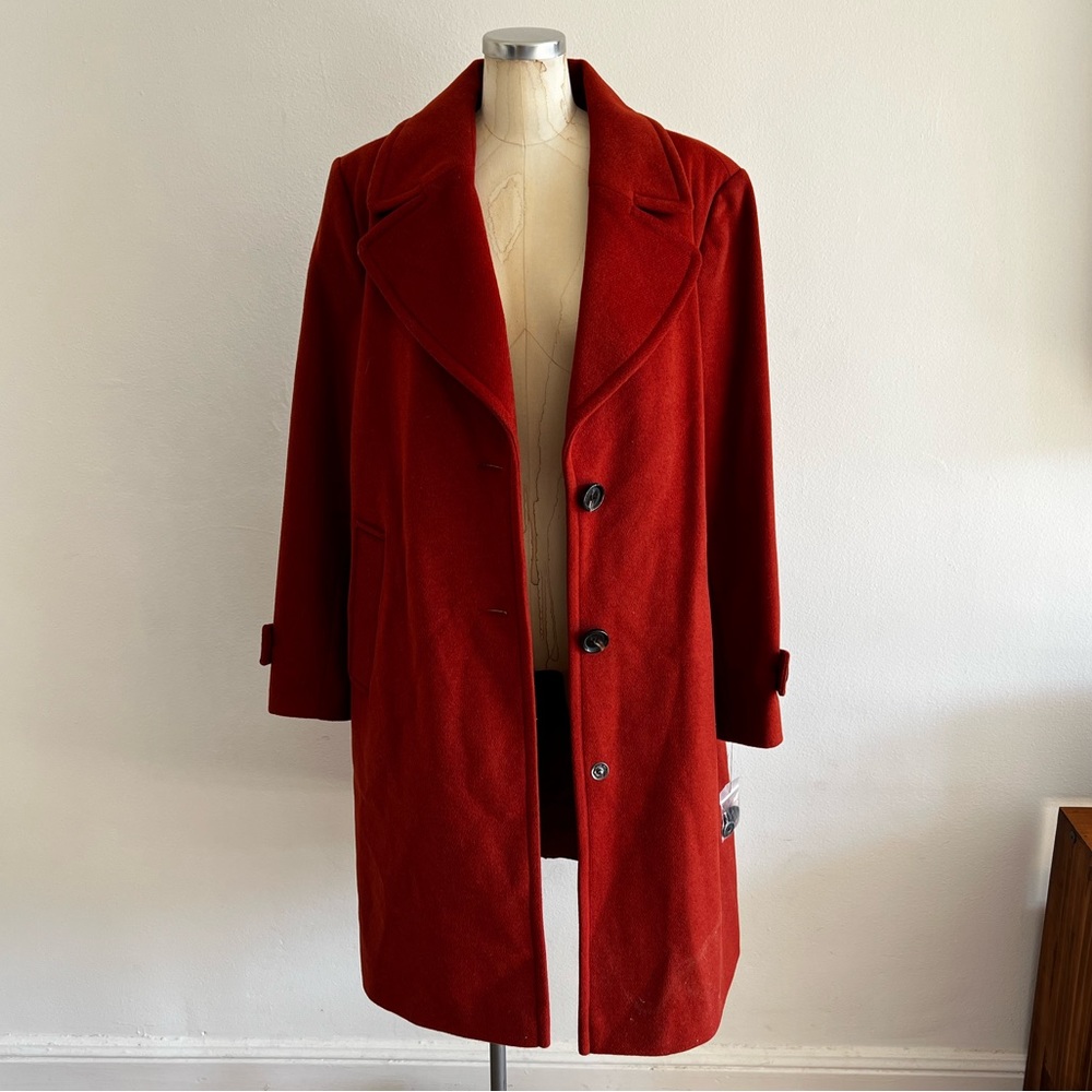 Sam Edelman Single Breasted Walker Coat - Cinnamon Spice